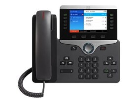 Cisco IP Phone 8851 (určeno pro Cisco UC Manager) černá / Telefon VoIP / SIP / RTCP / RTP / SRTP / SDP / 5 řádků (CP-8851-K9=)