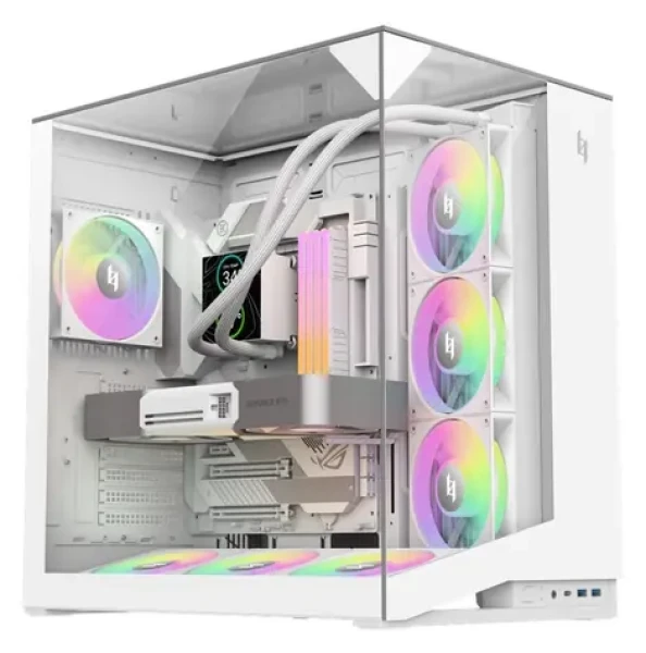 Gamemax NEX C56 VC WH bílá / Skříň / ATX (NEX C56 VC WH)