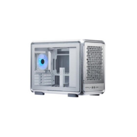 Cooler Master case MasterFrame 400 Mesh Silver, mATX, Průhledná bočnice, 1x 120 mm ARGB Fan, Střibrná EDF_1566574