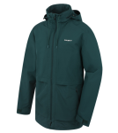 Pánský kabát Husky hardshell NEVR dk. green