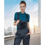 Ardon H9318 4TECH Dámské pracovní kalhoty s laclem šedo-černé