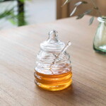 Garden Trading Skleněná dóza na med Murcot 200 ml, čirá barva, sklo