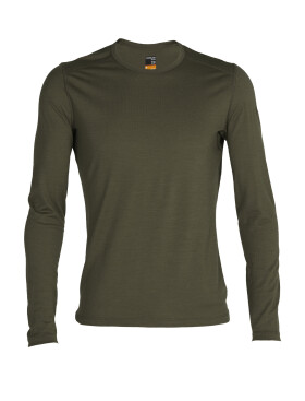 Pánské merino triko dlouhý rukáv ICEBREAKER Mens 200 Oasis LS Crewe, Loden velikost: S