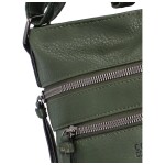 Moderní dámská koženková crossbody Anup, zelená