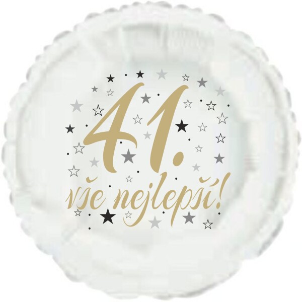 41. narozeniny balónek kruh Balonky.cz 41. narozeniny balónek kruh Balonky.cz