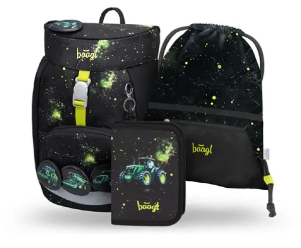BAAGL SET 3 Airy Traktor: batoh, penál, sáček GRS (A-35991)