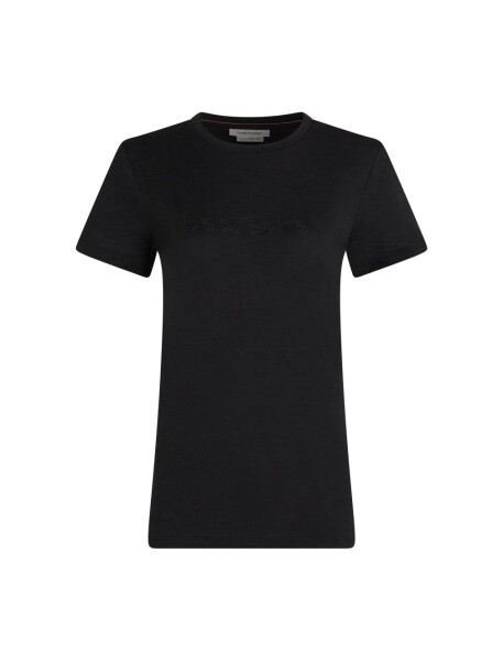 ICEBREAKER Wmns Merino 150 Tech Lite SS Tee IBStitchlin, Black velikost: L