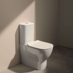 IDEAL STANDARD - Tesi WC kombi se sedátkem SoftClose, vario odpad, spodní napouštění, AquaBlade, bílá T371701