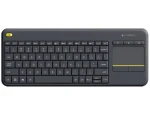 Logitech Wireless K400 Plus US / Bezdrátová klávesnice / Touchpad / USB / US (920-007145)