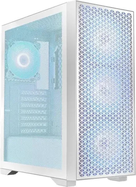 Logic Dart Pro ARGB Midi bílá / micro-ATX / USB 3.2 Gen 2 / 2x USB 3.0 / ARGB / průhledná bočnice (AT-DART-PRO-ARGB-20)