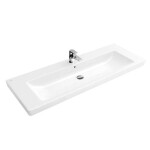 VILLEROY & BOCH - Subway 2.0 Umyvadlo nábytkové 130x47 cm, s přepadem, s otvory pro baterii, bílá 7176D001