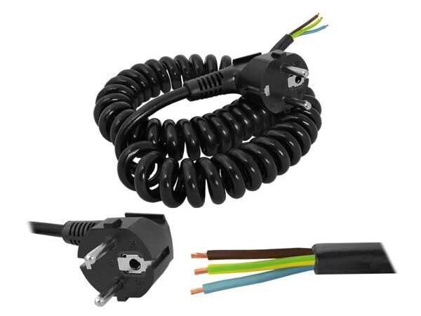 Flexo šňůra kroucená 3x1,0mm2 3m HADEX N255D