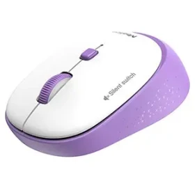 Meetion R571 bílo-fialová / Bezdrátová myš / optická / 1600 DPI / 4 tlačítka / 2,4 GHz (R571)