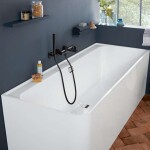 VILLEROY & BOCH - Collaro Vana 180x80 cm s panelem, odtokovou a přepadovou soupravou, bílá UBA180COR9CR00VD01