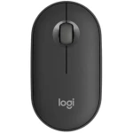 Logitech Pebble Mouse M350S černá / bezdrátová optická myš / 3 tlačítka / 4000dpi (910-007015)