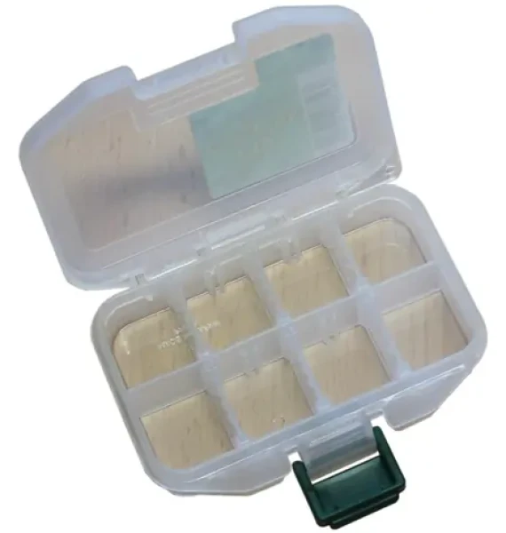 Meiho SFC Fly SS / Krabička na nástrahy a drobné rybářské potřeby / 10,3 x 7,3 x 2,3 cm
