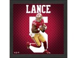 Highland Mint Obraz San Francisco 49ers NFL Trey Lance Impact Jersey Frame