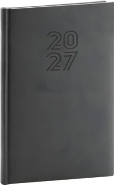 NOTIQUE Aprint 2027 černý / Týdenní diář / 15 x 21 cm