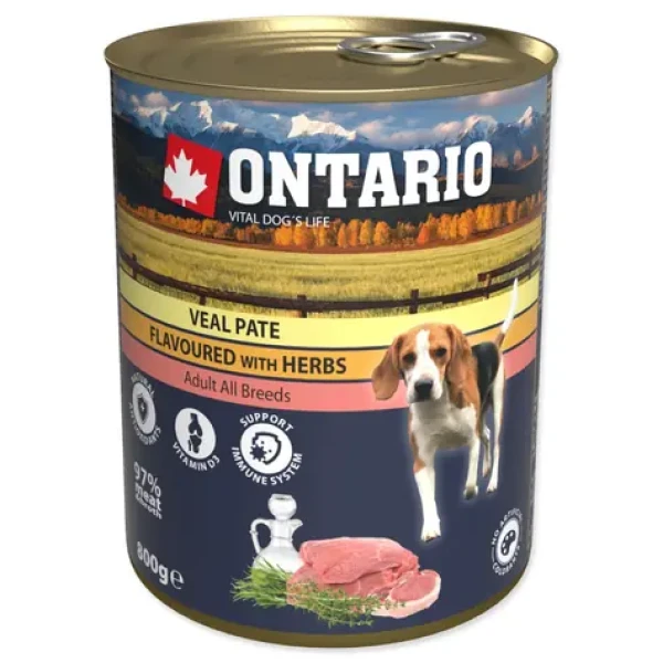 Ontario Konzerva telecí s bylinkami paté 800g (214-21184)