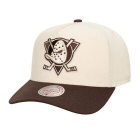 Mitchell & Ness Pánská kšiltovka Anaheim Ducks NHL Brown and Cream Pro Snapback Vintage