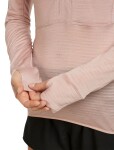 ICEBREAKER Wmns Mer 200 Realfleece Descender LS Half Z, Pink Quartz (vzorek) velikost: S