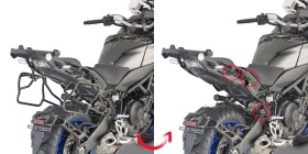 Plxr2143 trubkový nosič Yamaha Niken 900 (19-24), jen pro kufry V 35 nebo V 37