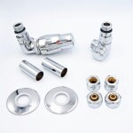 HOPA - CLASSIC-SET, rohový ventil (Z2) - Barva - Chrom, Varianta - Levá RDCLASSICSETLC