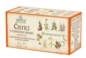 Grešík Devatero bylin Čaj Čisticí s červenou řepou 20x1,5 g