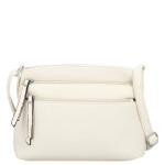Stylová dámská koženková crossbody kabelka Lumi, béžová