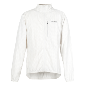 Běžecká bunda SALMING Essential Run Jacket Light Grey Velikost textilu: