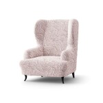 Bielastické potahy BRILLANTE béžové křeslo ušák (š. 60 - 110 cm)