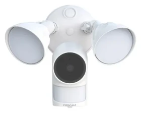 Foscam F41-W bílá / Venkovní IP kamera / LED reflektor / siréna / 2560 x 1440 / Wi-Fi / IP65 (F41-W)