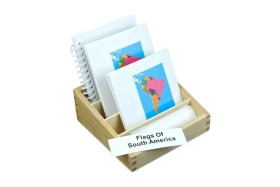 Moyo Montessori Moyo Montessori Vlajky Jižní Ameriky - třísložkové karty