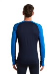ICEBREAKER Mens Merino 260 ZoneKnit LS Crewe, Midnight Navy/Lazurite/Cb (vzorek) velikost: M