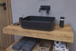 Deska pod umyvadlo Naturel Dolce 80x8x50 cm dub halifax DO8050DH DO8050DH