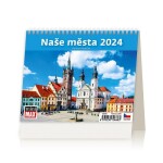 Stolní kalendář Helma Minimax 2024 - Naše města