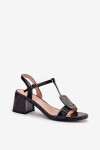 Sandály na podpatku model 213183 Step in style 37