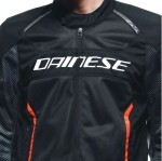 Moto bunda Dainese Air Frame 3 Tex černo/fluo červená - 54