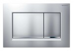 GEBERIT - Duofix Set předstěnové instalace, kompaktního klozetu Oudee Vortex a sedátka softclose, tlačítko Sigma30, lakovaný chrom mat/chrom SANI11CA1142B