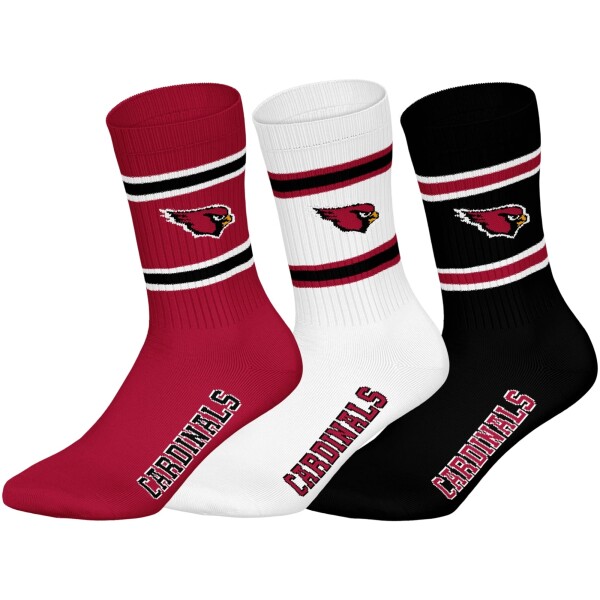 Pánské ponožky Arizona Cardinals NFL Huddle Crew (3 páry) Velikost: 43–46