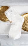 Ponožky Magnetis QR5010 Srdce trysky bílá univerzální
