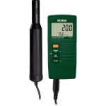 PCE Instruments Měřicí přístroje CO2, 0 - 9999 ppm, s funkcí měření teploty, s funkcí datového záznamníku, s USB rozhran