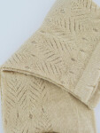 Ponožky Noviti SB118 Jacquard Leaf 35-42 bílá 39-42