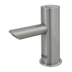 SANELA - Piezo baterie Nerezová umyvadlová baterie Piezo, 1 druh vody, bateriové napájení, antivandal SLU 91PDB