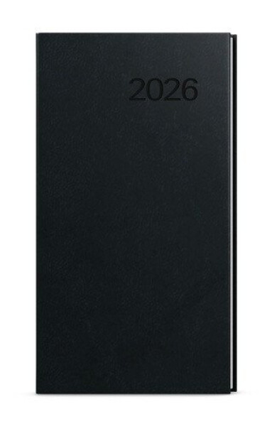 Týdenní diář 2026 Jakub Vivella kapesní černá