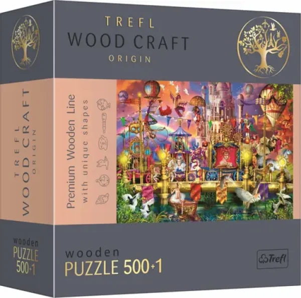 Trefl Wood Craft Origin - Puzzle - Kouzelný Svět
