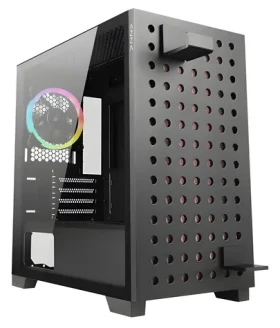AZZA Elise 140 černá / Skříň / Micro ATX, ITX / ARGB / Tvrzené sklo / bez zdroje (CSAZ-140)