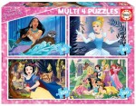 Puzzle Disney princezny 4v1 (50,80,100,150 dílků)