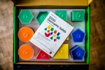 EDX Education 2D3D Skládací geometrické tvary, set 12ks