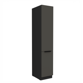 Vysoká potravinová skříňka Aria 40 DK-210 2F Barva korpusu: Černá, Barva dvířek: GR - Graphite AFM